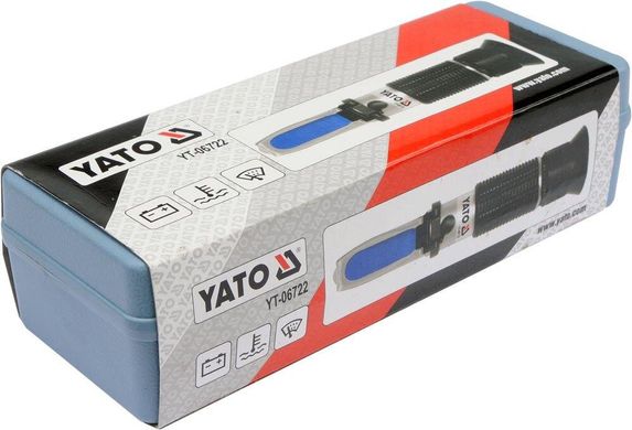 Рефрактометр для електроліту і інших рідин авто YATO YT-06722