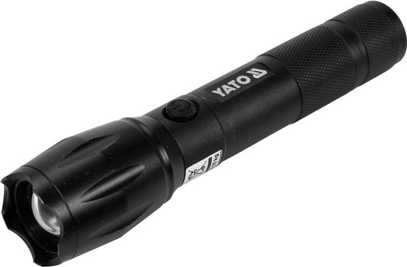 Ультрафіолетовий ліхтарик акумуляторний + комплект окулярів YATO YT-08587
