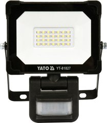 Світлодіодний прожектор з датчиком руху LED 20 Вт YATO YT-81827
