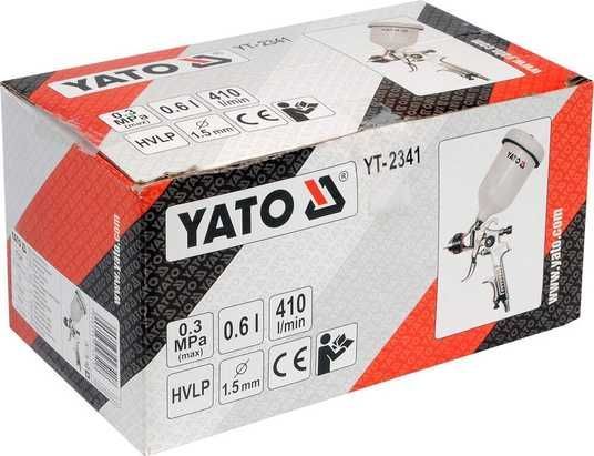 ▷ Краскопульт пневматический HVLP 1,5мм YATO YT-2341 Yato, купить