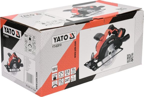 Акумуляторна дискова пила YATO YT-82810