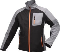 Куртка SoftShell чорно-сіра YATO YT-79533 розмір XL