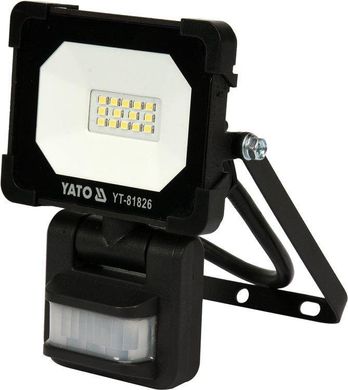 Светодиодный прожектор с датчиком движения SMD LED 10W YATO YT-81826