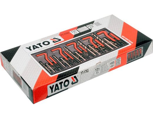 Набор для ремонта резьбы YATO YT-1763