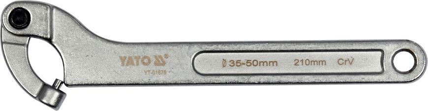 Ключ гаечный с круглым штифтом 35-50 мм YATO YT-01676