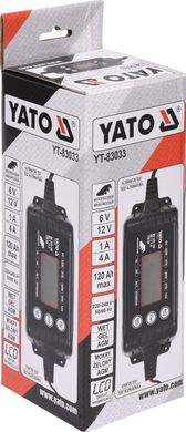 Автомобільний зарядний пристрій YATO YT-83033