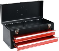 Ящик для инструментов металлический с двумя шуфлядами YATO YT-08872