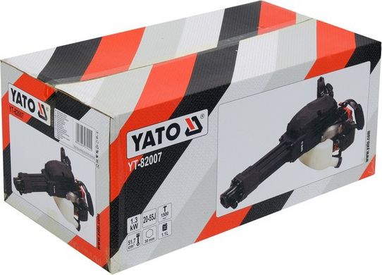 Бензиновий молот 55 Дж із шестигранною рукояткою 30 мм YATO YT-82007