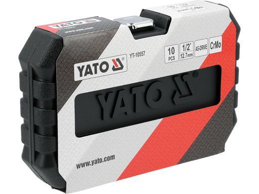 Набор ударных головок 1/2 дюйма 10шт. YATO YT-10557
