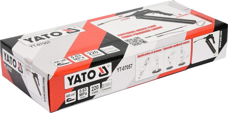 Шприц смазочный пневматический YATO YT-07057