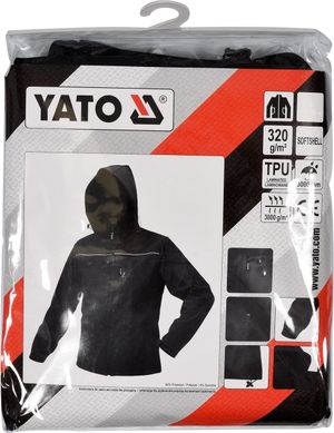 Куртка SoftShell с капюшоном YATO YT-79551 размер M