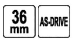 Комбинированный ключ на 36 мм YATO YT-00761