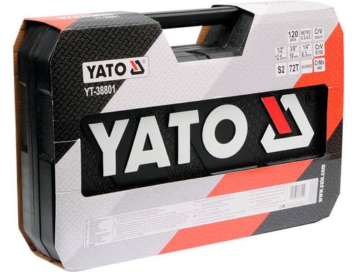 Набор инструментов для авто 120 предметов YATO YT-38801