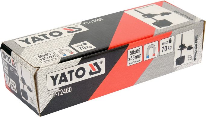 Магнитная подставка прибора измерения биения YATO YT-72460