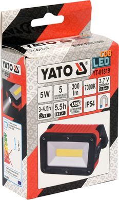 Прожектор переносной с COB-диодной излучателем YATO YT-81819