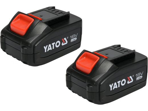Акумуляторна безщиткова ланцюгова пилка 16", 2х18В, з акумулятором 4Аг YATO YT-828131