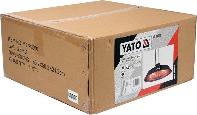 Інфрачервоний обігрівач підвісний YATO YT-99500