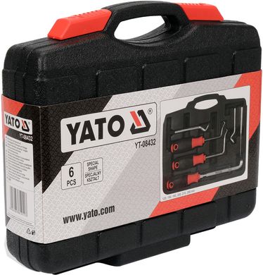 Набор для демонтажа уплотнений и колец 6 эл YATO YT-08432