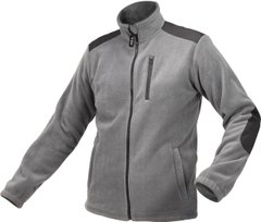 Куртка из плотного флиса серая YATO YT-79522 размер L