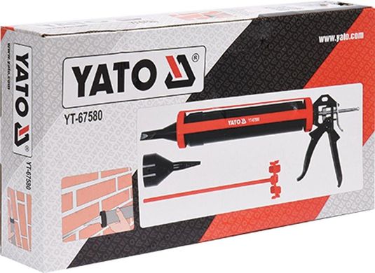 Пістолет для затирання швів зі змінними насадками YATO YT-67580