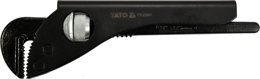 Сантехнічний трубний ключ 225 мм YATO YT-22001