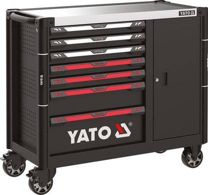 Сервисный шкаф на 7 ящиков с замком для открытия YATO YT-09033