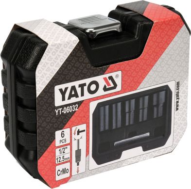 Набір екстракторів 6 одиниць YATO YT-06032