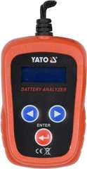 Электронный тестер аккумулятора YATO YT-83113