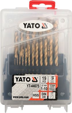 Набор сверл по металлу YATO YT-44675