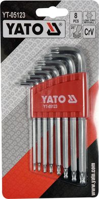 Набор ключей Torx 8 шт. YATO YT-05123