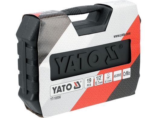 Набор ударных головок 1/2 дюйма 19шт. YATO YT-10556
