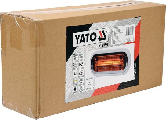 Инфракрасный обогреватель с низким уровнем бликов YATO YT-99536