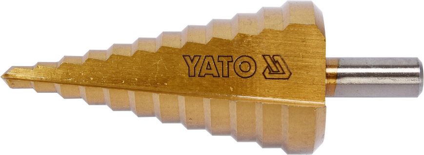 Конусное ступенчатое сверло 6-38мм YATO YT-44740