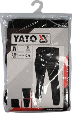 Рабочие брюки с светоотражающими вставками YATO YT-79441 размер M