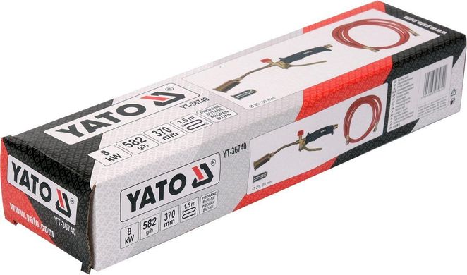 Пальник покрівельний з двома насадками YATO YT-36740