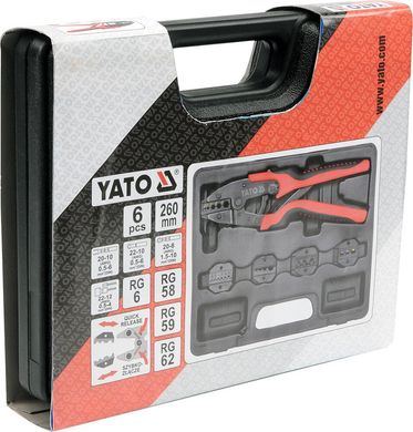 Набір для обтиску кабельних наконечників YATO YT-2245