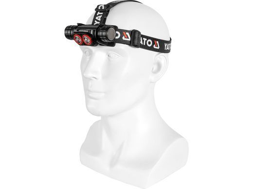 Акумуляторний налобний ліхтар YATO YT-085943