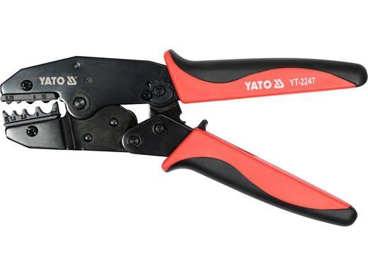 Щипці для обтиску з'єднувачів 1,5-10 мм&sup2; YATO YT-2247