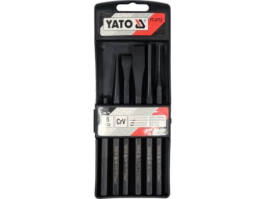 Набор пробойников и зубил для автосервиса YATO YT-4712