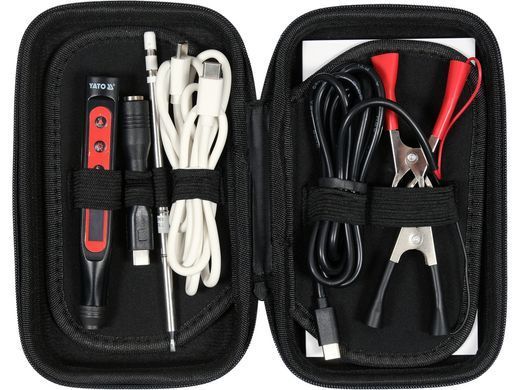 Портативний цифровий паяльник 65Вт USB YATO YT-82490