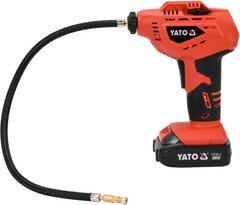 Аккумуляторный компрессор 18 В для накачки колес YATO YT-82894