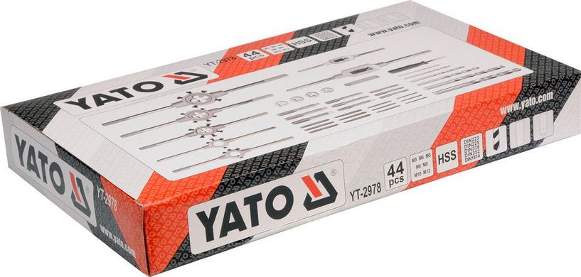Набір мітчиків і плашок YATO YT-2978