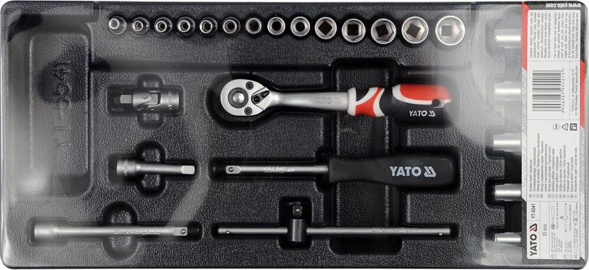 Вставка для инструментального ящика под торцевые головки YATO YT-5542