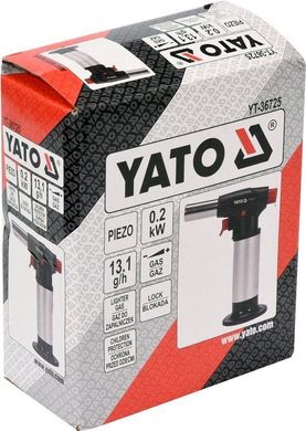 Пальник газовий з п'єзопідпалом YATO YT-36725