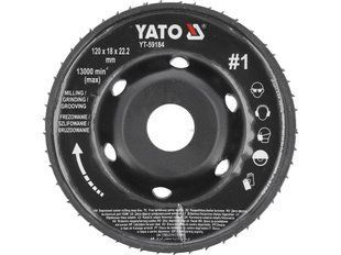 Диск-фреза опуклий шліфувальний 120х18 мм №1 для УШМ YATO YT-59184