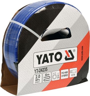 Пневматичний гібридний шланг 1/4" 30 м YATO YT-24235