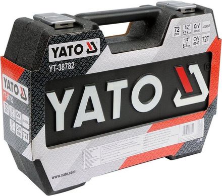 Набор инструментов 72 предметов YATO YT-38782