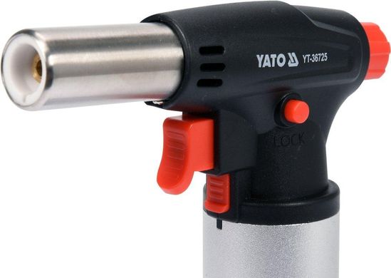 Пальник газовий з п'єзопідпалом YATO YT-36725