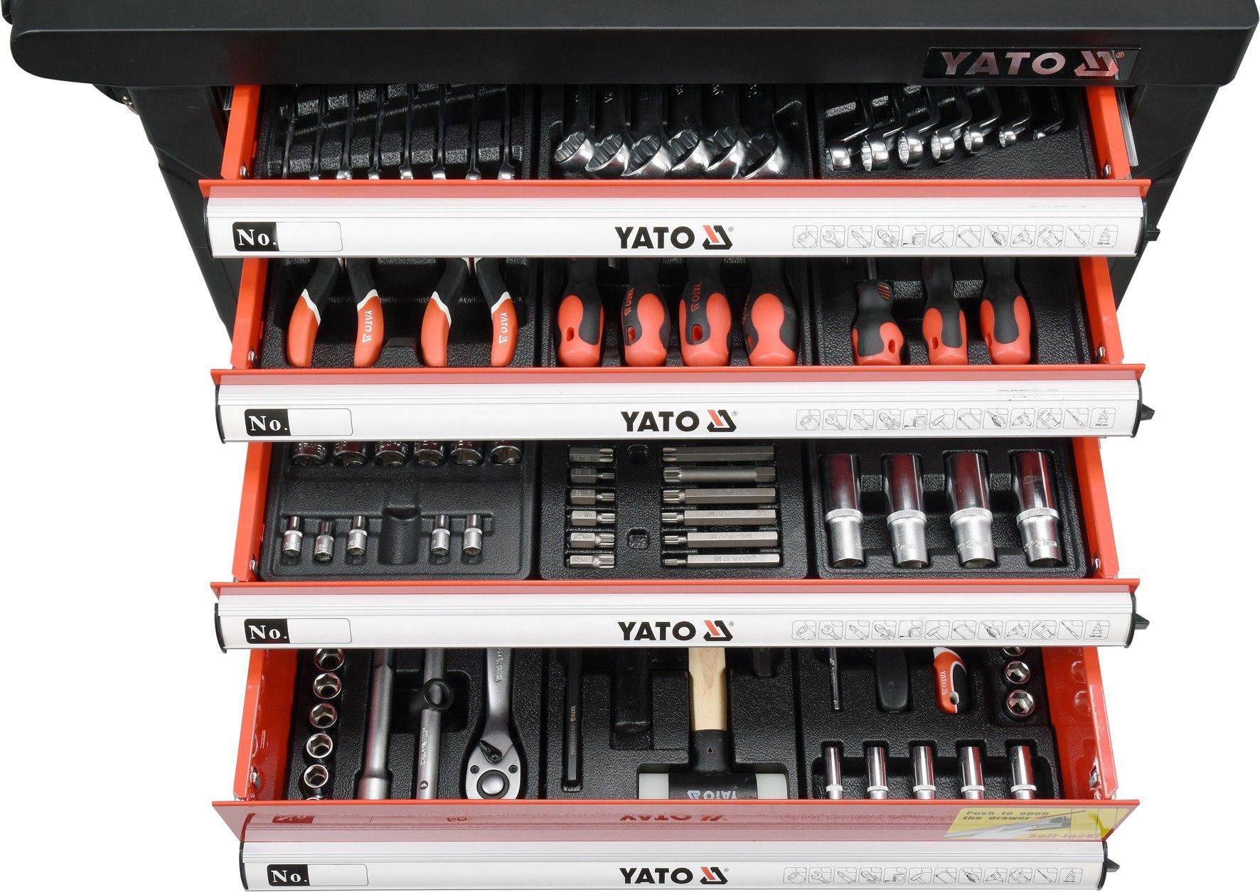 Сервисная тележка на колёсах с инструментами YATO YT-55307  по .