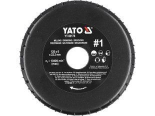 Диск-фреза шліфувальний 120х6 мм №1 для УШМ YATO YT-59178